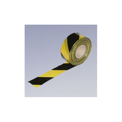 Cinta Balizamiento Ancho 8 Galga 400 Amarilla/negr