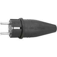 Clavija Ind Goma Tt 16a Neg 4,8 Mm