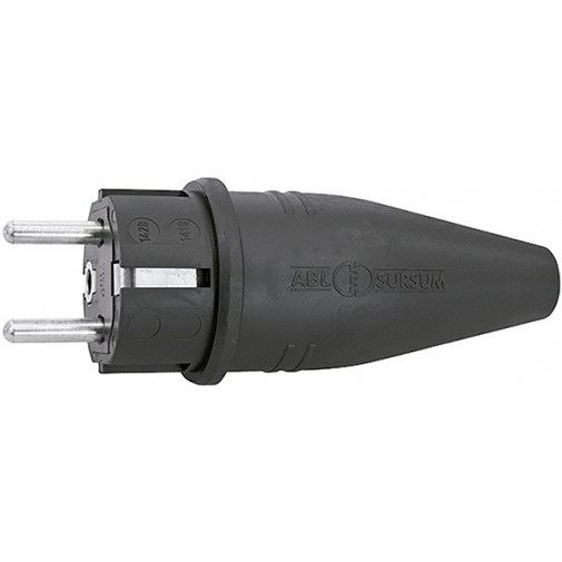 Clavija Ind Goma Tt 16a Neg 4,8 Mm