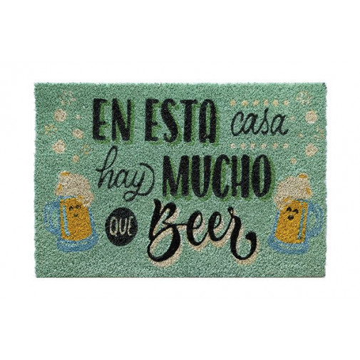 Felpudo Coco Blanco Mucho Beer 40 X 60 Cm