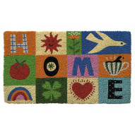 Felpudo Coco Blanco Collage 40 X 70 Cm