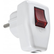 Clavija Schuko Lat C/interrup 16a Bl 4,8 Mm