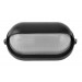 CZ Aplique Pared Oval Negro 60W E27 - NEOFERR - C2-0086..