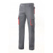 VELILLA 103004  Pantalón Bicolor Multibolsillos  Color Gris y Rojo  Talla 56