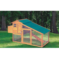 Gallinero Corral 190x77x112cm Gardiun Madera/metal Iowa Ksu1