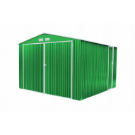 Garaje Coche Doble Puerta 380x420x232cm Met Ver Norfolk Gard