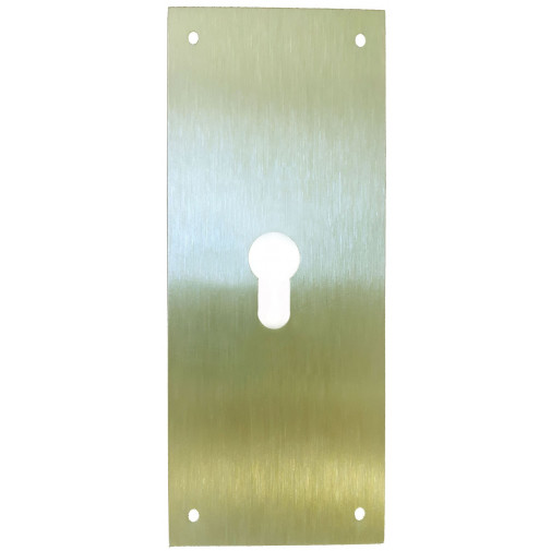 Placa Cerradura 80x250mm Bocallave Pera M-51/80250p, Laton M