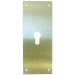 Placa Cerradura 80x250mm Bocallave Pera M-51/80250p, Laton M