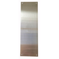 Placa Cerradura 80x250mm Ciega M-51/80250c, Inox Satinado