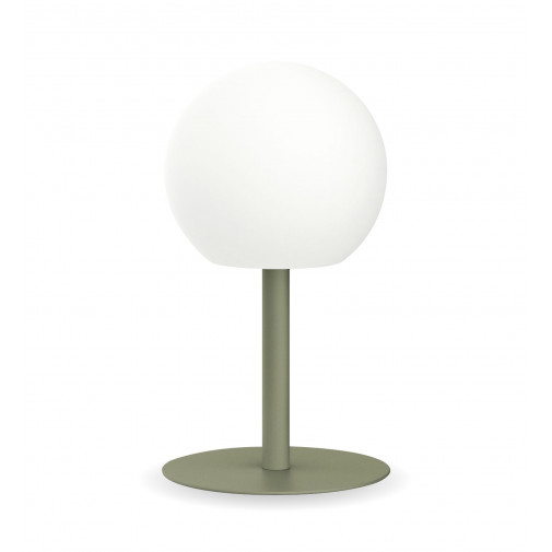 Lampara Sobremesa Bola Khaki Acero 400l Xanlite Recargable A