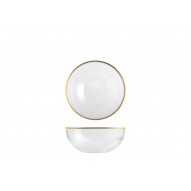 Bol Vidrio Grabado Filo Doredo Treasure Ø 15 Cm X 6,5 Cm