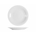 Plato Porcelana Grabado Blanco Presentacion-31 Cm