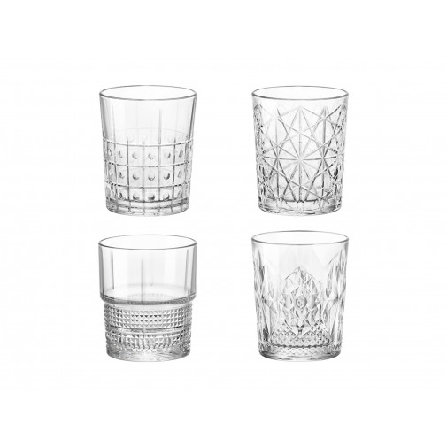 Vasos Tallados Bartender Set 4 U Surtidos