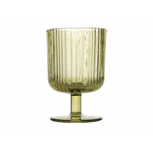 Copa Vidrio Grabado 26 Cl - Verde