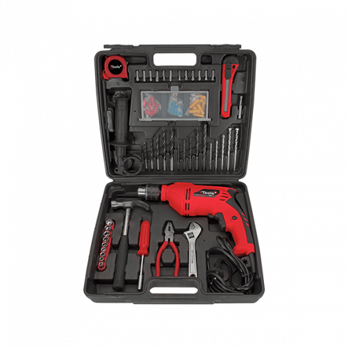 Taladro Perc 13mm+41accs+maletin 500 W