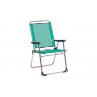 Sillon Playa Fijo Seguridad Respaldo Alto Aluminio Fibreline