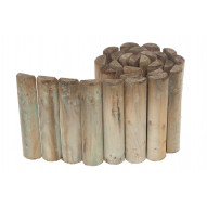 Bordura Enrrollable De Madera Siloux 30 X 200 X Ø 7 Cm