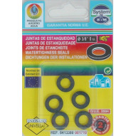 Junta Fontan Plana 3/8" 5pz Goma S&m 5 Pz
