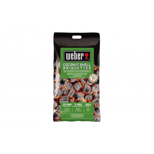 Briquetas Cascara Coco 4 Kg