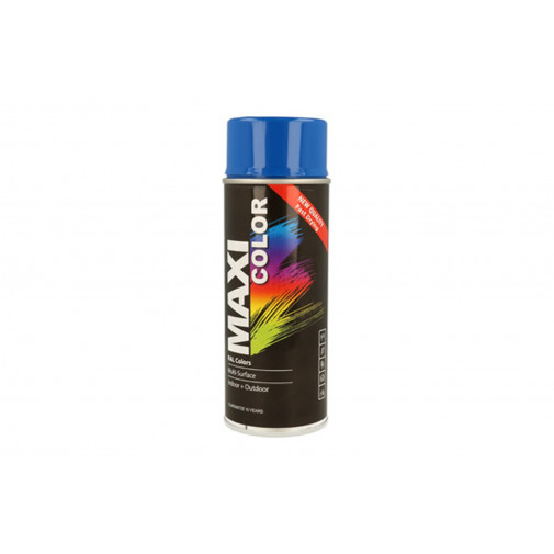 Pintura Spray Maxi Color Brillo 400 Ml Ral 5005 Azul SeÑales