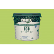 Esmalte Al Agua Eco Satinado Kolorea 750 Ml Verde Lima