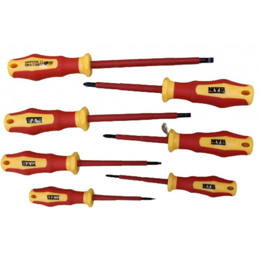Destornillador Aislado 1000 V (juego 7 Piezas) 4 Sl + 3 Ph