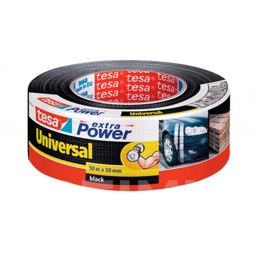 Cinta Americana Extra Power Negro Tesa Tape 50 M X 50 Mm