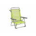 Silla Playa Con Asa Multiposicion Pata Trasera Plegable Alum