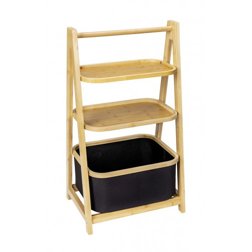 Estanteria Bambu 2band + Cesta 44x80x33cm