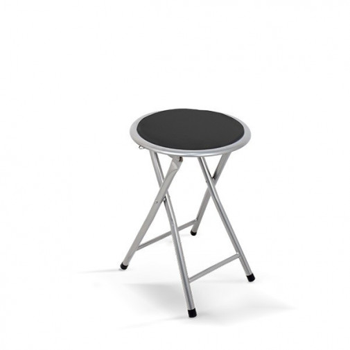 Taburete Plegable Alumin Negr Palma -