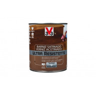 Barniz Interior Al Agua Ultra Resistente Mate 750 Ml Wengue