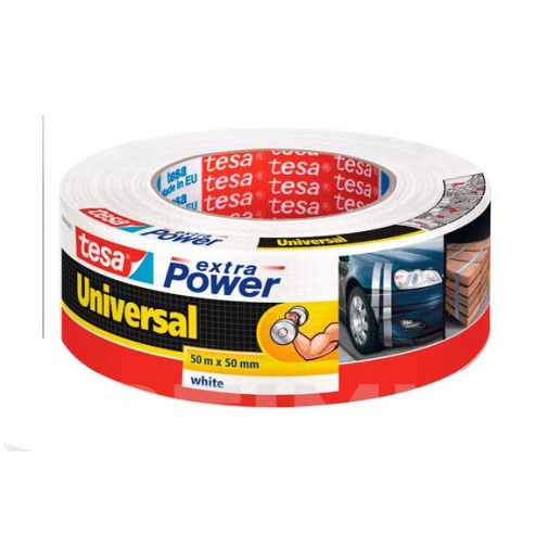 Cinta Americana Extra Power Blanco Tesa Tape 50 M X 50 Mm