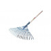 Maiol M292197 - Escoba de Acero 21 Dientes Planos Mango Madera