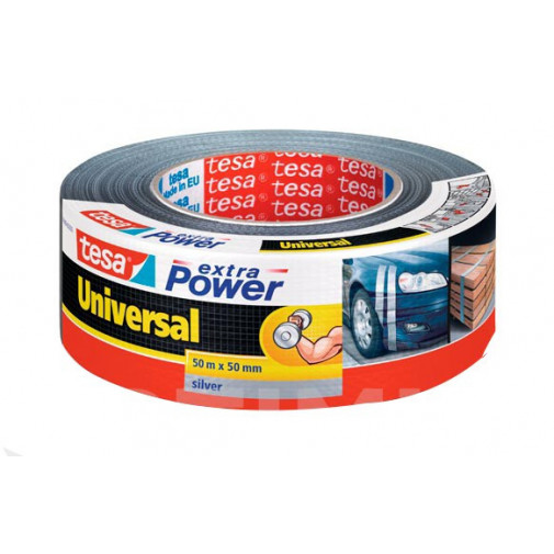 Cinta Americana Extra Power Plata Tesa Tape 50 M X 50 Mm