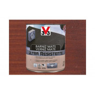 Barniz Interior Al Agua Ultra Resistente Mate 250 Ml Caoba