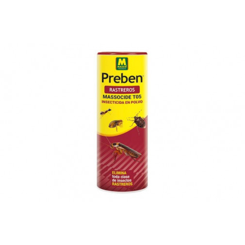 Insecticida Rastreros En Polvo Preben Preben 200 Gr + 50 Gr
