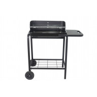 Barbacoa Carbon Con Mesa Auxiliar Natuur 89 X 48,5 X 91 Cm