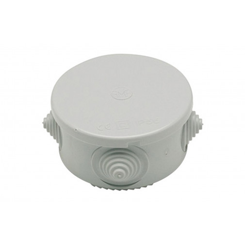 Caja Estanca Redonda Ip55 60x45 Mm Famatel Con Conos