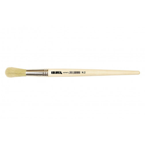 Pincel Cabo Lata Redondo Kolorea Nº 18