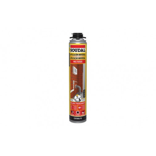 Espuma Poliuretano Universal Pistola Soudal 750 Ml