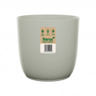 Cubremaceta Int. Flow Flowerpot Gris 18 Cm