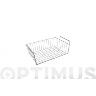 Estante Intermedio Cromado Metaltex Kanguro 40 Cm