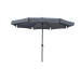 Parasol Aluminio Gris 3,5 M