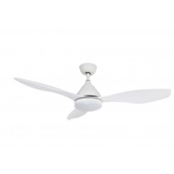 Ventilador De Techo 3 Aspas Led Caruso Sonedas 28w Ø122 Cm