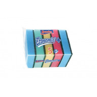 Estropajo Fibra Con Esponja (5 Uds) Spontex Economic +