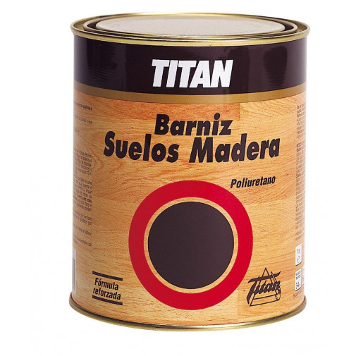Barniz Poliuretano Satinado Titan Suelo Madera 1lt 044000101