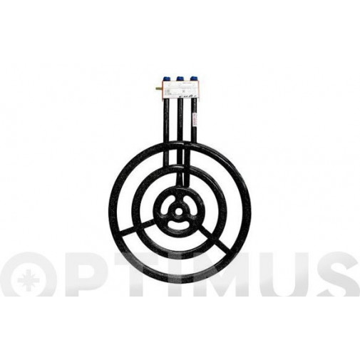 Paellero Plano + Gas Butano/propano L-60-60 Cm/36 A 90