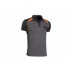 Polo Top Range Coolway Gris / Naranja Talla Xs Juba