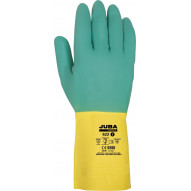 Guante Latex Bicolor Flocado Talla 10 Juba