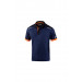 Polo Tecnico 180 Gr Azul / Naranja Fluor Talla M Sparco
